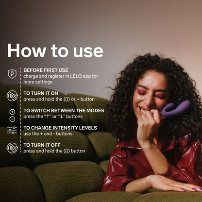 LELO - INA THRUST KANIN VIBRATOR LILA