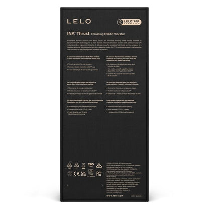 LELO - INA THRUST KANIN VIBRATOR MED STÖTFUNKTION SVART