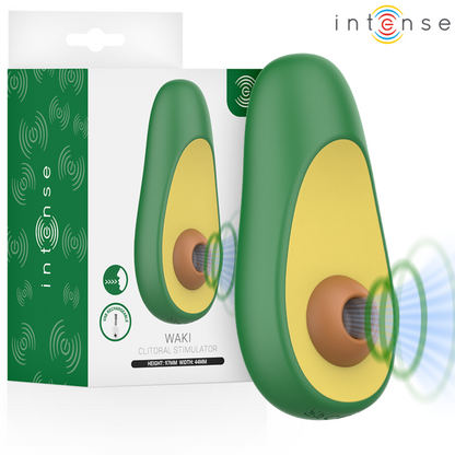INTENSE - WAKI AVOCADO CLITORAL SUCTION STIMULATOR