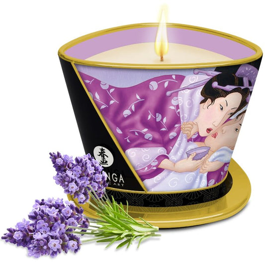 SHUNGA - MASSAGELJUS LAVENDEL 170 ML