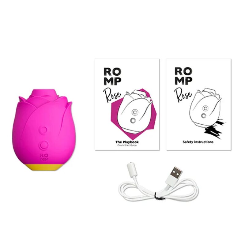 ROMP - ROSE 2.0 KLITORAL SUGVERKTYG ROSA FORMA BEGRÄNSAD UPPLAGA
