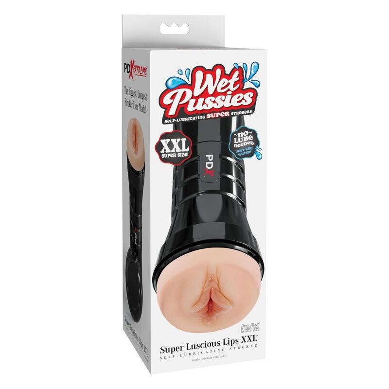 PDX EXTREME - BLÖTA SLIDOR SUPER LÄCKRA LÄPPAR XXL LÄTT MASTURBATOR