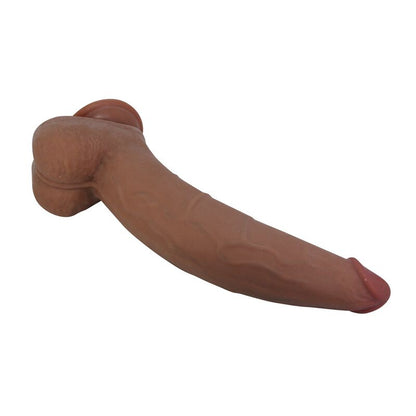 PRETTY LOVE - ULRIC REALISTISK FLEXIBEL DILDO 26 CM Ø 5,5 CM TPE BRUN