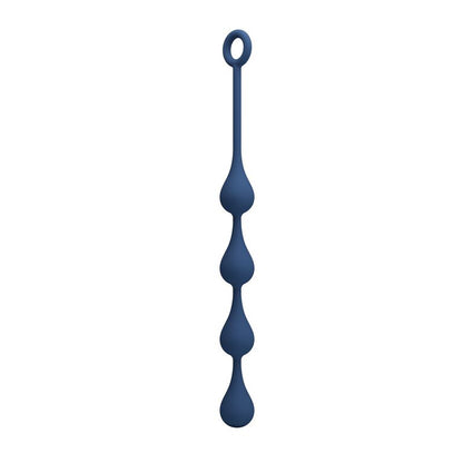 MR PLAY - ANALA KULOR I BLÅ SILIKON STORLEK M 33 CM