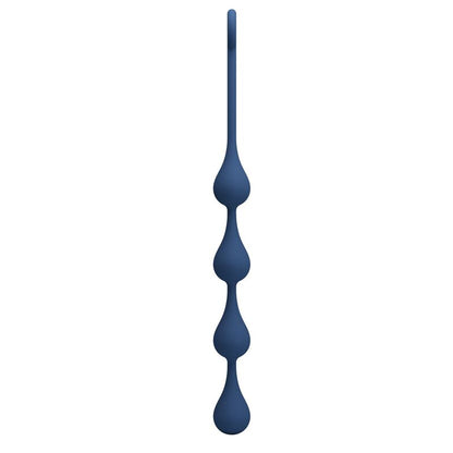 MR PLAY - ANALA KULOR I BLÅ SILIKON STORLEK M 33 CM