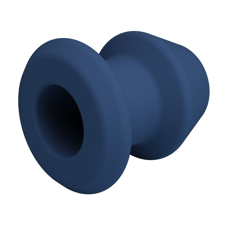 MR PLAY - JACK BLUE SILICONE HOLLOW ANAL PLUG STORLEK M