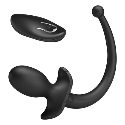 MR PLAY - TRÅDLÖS ANAL- OCH PERINEUMVIBRATOR MED FJÄRRKONTROLL SVART