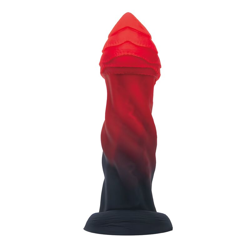 POWER MONSTERS - INFERNAL GOLIATH TVÅFÄRGAD FANTASY-DILDO I SILIKON 25 CM Ø 6 CM
