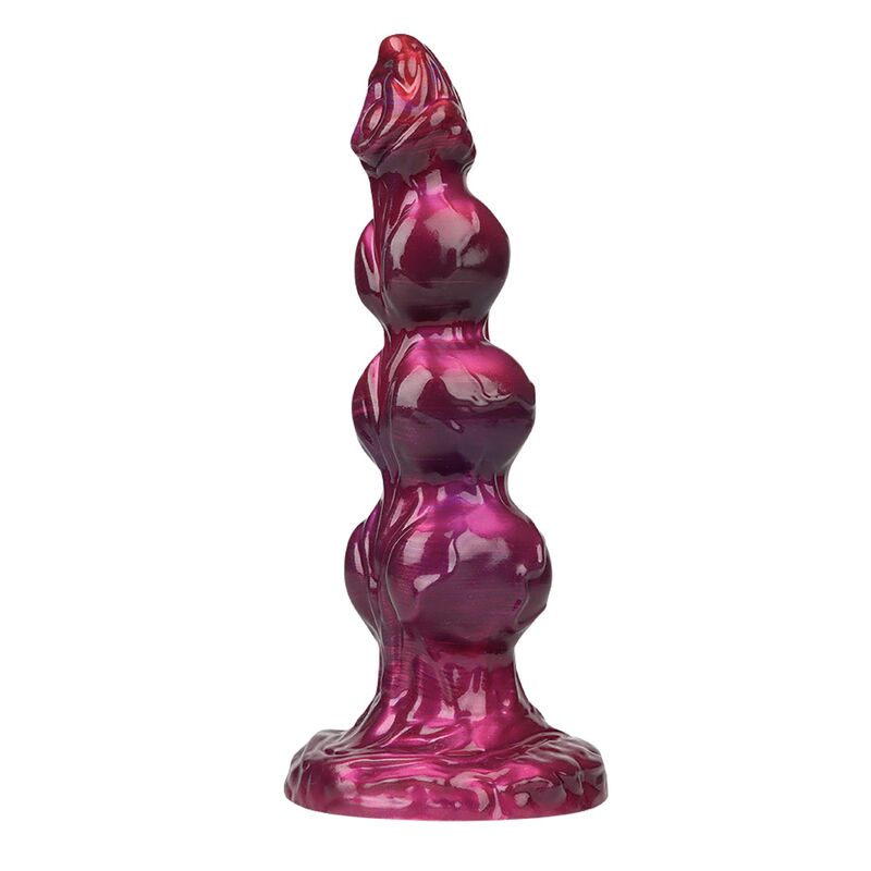 POWER MONSTERS - PRIMAL BEASTLORD ROSA GENOMSKINLIG FANTASY-DILDO I SILIKON 26 CM Ø 5 CM