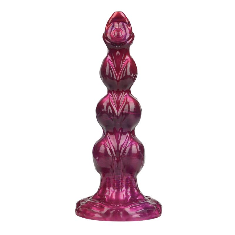 POWER MONSTERS - PRIMAL BEASTLORD ROSA GENOMSKINLIG FANTASY-DILDO I SILIKON 26 CM Ø 5 CM