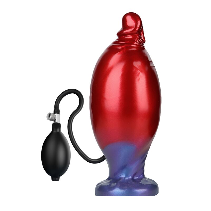 POWER MONSTERS - SHADOW BEHEMOTH TVÅFÄRGAD UPPSPUBAR FANTASY SILIKONDILD 22 CM Ø 5 CM
