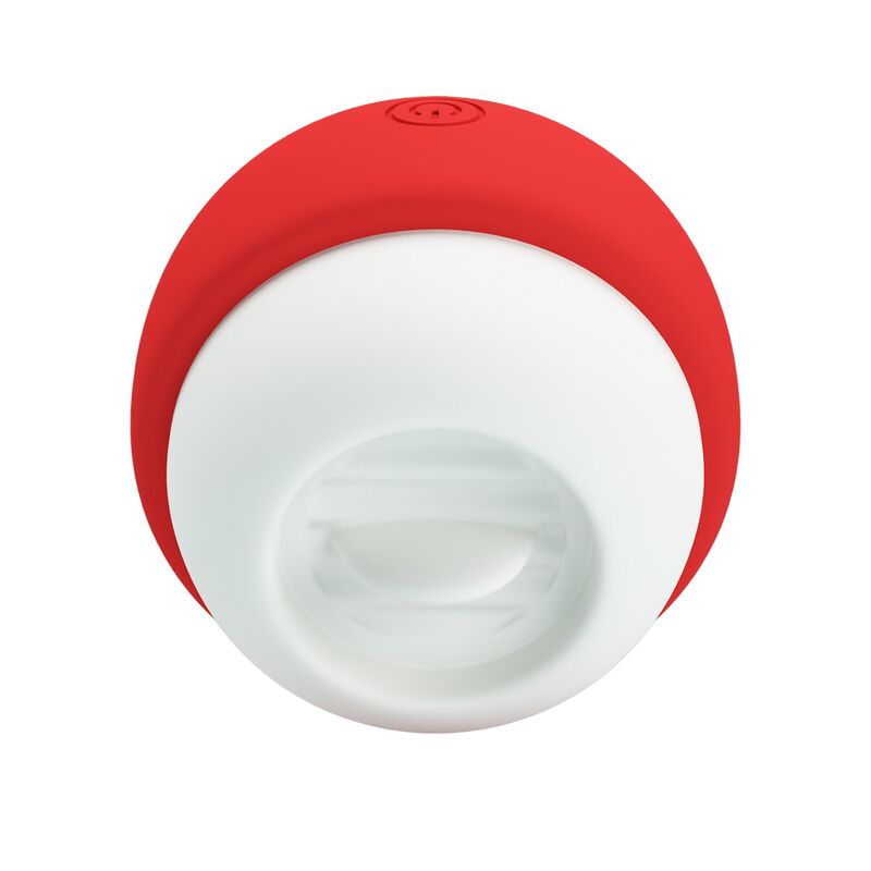 PRETTY LOVE - RECHARGEABLE TONGUE EFFECT CLITORAL STIMULATOR RED