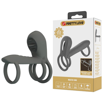 PRETTY LOVE - PEN SLEEVE MED DUAL STIMULERING OCH ORAL EFFEKT