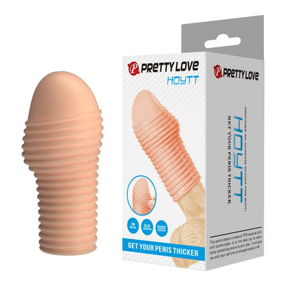 PRETTY LOVE - HOTTT PENIS SLEEVE GÖR DIN PENIS TJOCKARE NATURLIG FÄRG