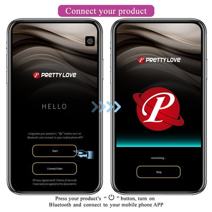 PRETTY LOVE - PULSEN APP CONTROL VIBRATING EGG 12 FUNCTIONS USB RECHARGEABLE PINK