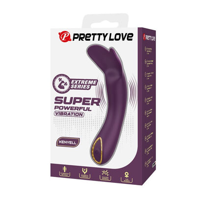 PRETTY LOVE - KENYELL UPPLADDNINGBAR VIBRATOR 10 FUNKTIONER LILA