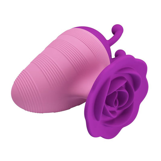 PRETTY LOVE - LITTLE BEE UPPLADDNINGSBAR KLITORISSTIMULATOR 7 LÄGEN LILA-ROSA