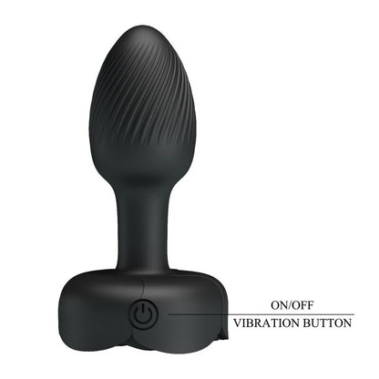 PRETTY LOVE – UPPLADDNINGBAR VIBRERANDE ANALPLUGG 10 LÄGEN SVART