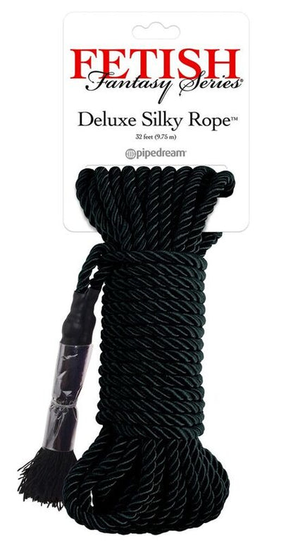 FETISH FANTASY SERIES - SVART DELUXE SILKESREP 9,75 M