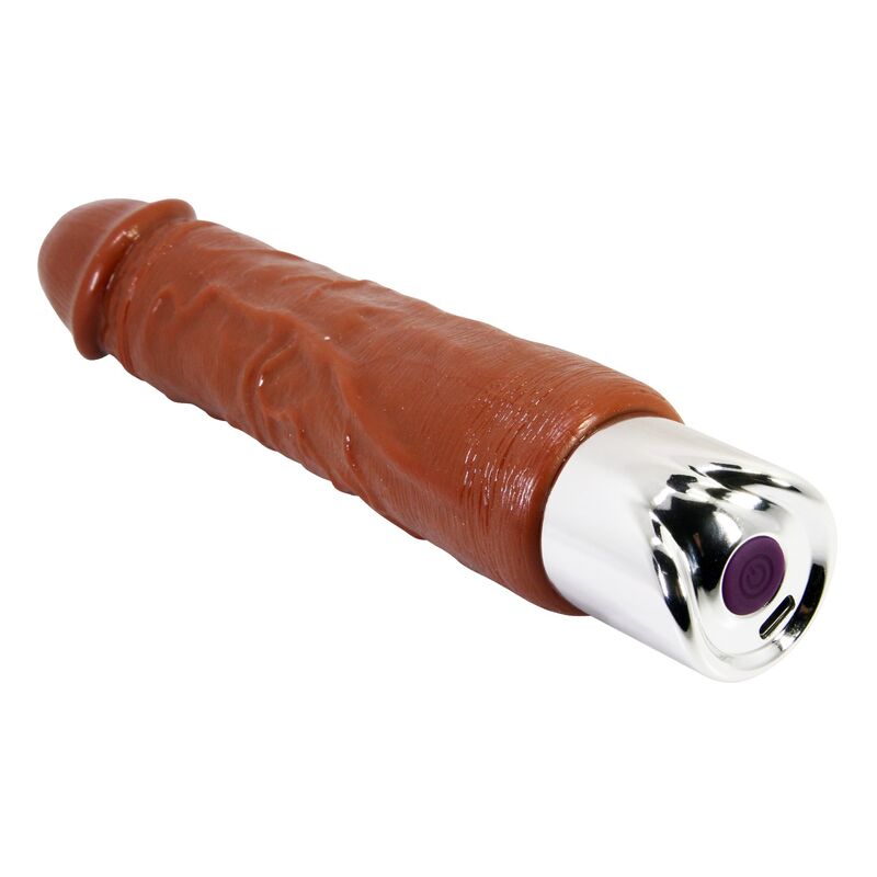 PRETTY LOVE - PRO REALISTIC VIBRATOR 23,5 CM Ø 4,8 CM BRUN