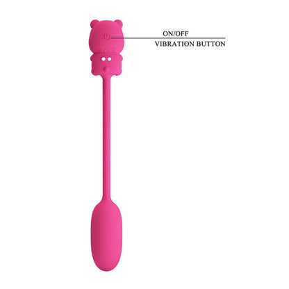 PRETTY LOVE - OLSON UPPLADDNINGBAR KULVIBRATOR MED TRÅDBUNDEN KONTROLL ROSA