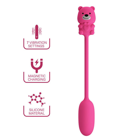 PRETTY LOVE - OLSON RECHARGEABLE BULLET VIBRATOR WITH WIRED CONTROLLER PINK