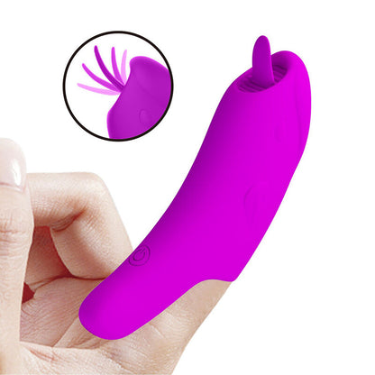 PRETTY LOVE - PETERSON HONEY FINGER RECHARGEABLE FINGER VIBRATOR PURPLE