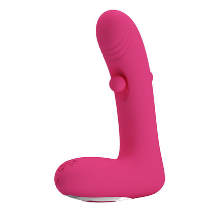 PRETTY LOVE - DUDEN UPPLADDNINGBAR SILIKONVIBRATOR 12 VIBRATIONSLÄGEN OCH 3 RÖRELSELÄGEN ROSA