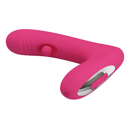 PRETTY LOVE - DUDEN UPPLADDNINGBAR SILIKONVIBRATOR 12 VIBRATIONSLÄGEN OCH 3 RÖRELSELÄGEN ROSA