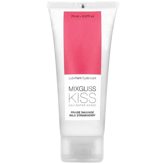 MIXGLISS - WATER BASED LUBRICANT STRAWBERRY FLAVOR 70 ML - Kink&Play