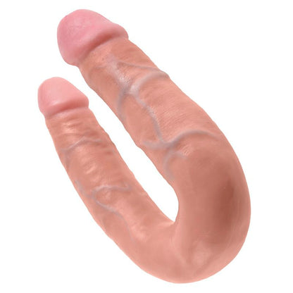 KING COCK - U-FORMAD MELLAN STORLEK DUBBELT RUFFIG HUD 13.9 CM