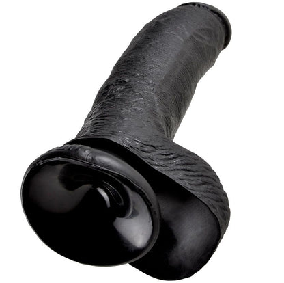 KING COCK - DILDO SVART MED KULOR 22.9 CM
