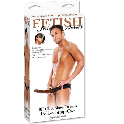 FETISH FANTASY SERIES - CHOCOLATE DREAM HOLLOW STRAP-ON - Kink&Play