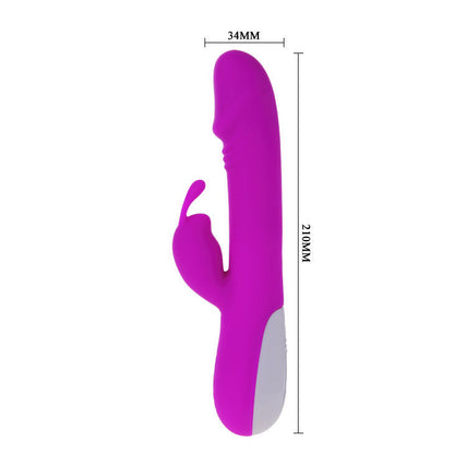 PRETTY LOVE - FLIRTATION ROBERT VIBRATOR WITH CLITORIS STIMULATOR - Kink&Play