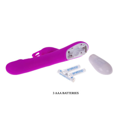 PRETTY LOVE - FLIRTATION ROBERT VIBRATOR WITH CLITORIS STIMULATOR - Kink&Play