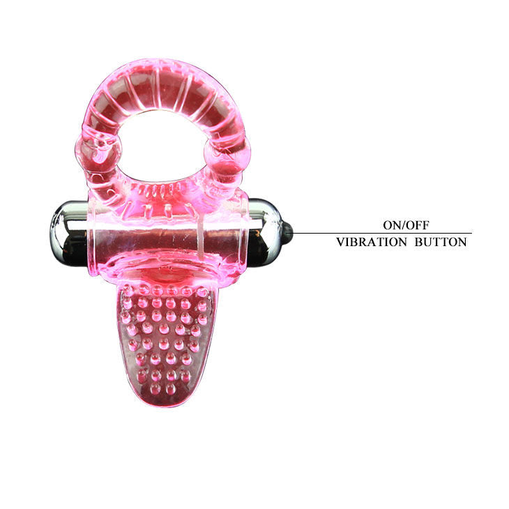 BAILE - SWEET ABS 10 RHYTHMS RING PINK VIBRATOR PENIS RING - Kink&Play