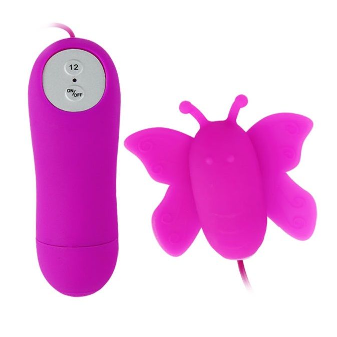 BAILE - LOVE EGGS BUTTERFLY CLITORIS STIMULATOR 12 SPEEDS LILAC REMOTE CONTROL - Kink&Play