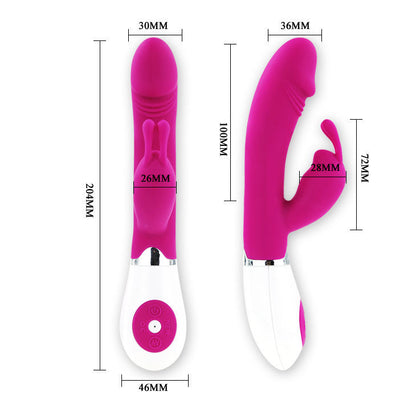 PRETTY LOVE - FLIRTATION VIBRATOR WITH RABBIT GENE - Kink&Play