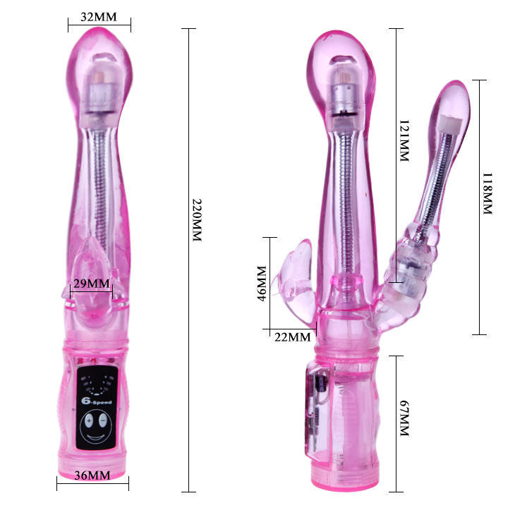 BAILE - FLEXIBEL VIBRATOR MED ANALSTIMULATOR