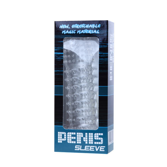 BAILE - PENIS SHEATH WITH PINK STIMULATING POINTS 14 CM - Kink&Play