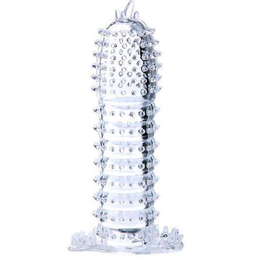 BAILE - PENIS SHEATH WITH TRANSPARENT STIMULATING POINTS 14 CM - Kink&Play