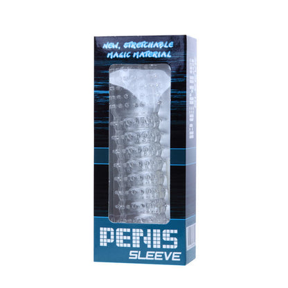 BAILE - PENIS SHEATH WITH TRANSPARENT STIMULATING POINTS 14 CM - Kink&Play