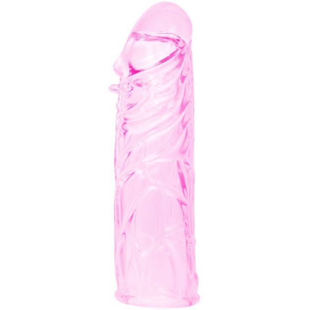 BAILE - PINK STIMULATING SILICONE PENIS COVER 13 CM - Kink&Play