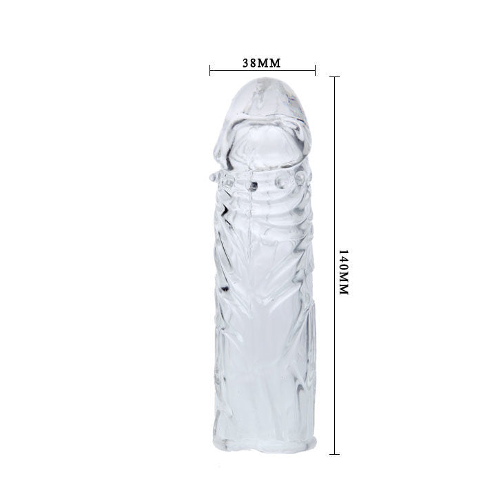 BAILE - TRANSPARENT SILICONE PENIS COVER 13 CM - Kink&Play