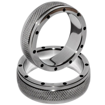 METAL HARD - METAL RING FOR PENIS AND TESTICLES 45MM - Kink&Play
