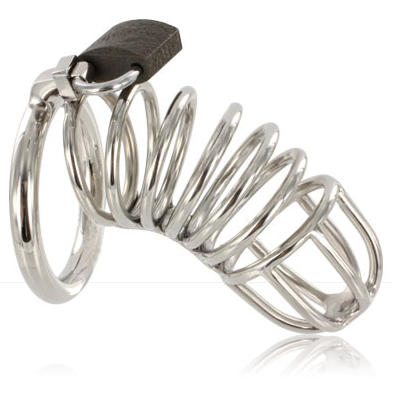 METAL HARD - CAGE RING CHASTITY DEVICE - Kink&Play