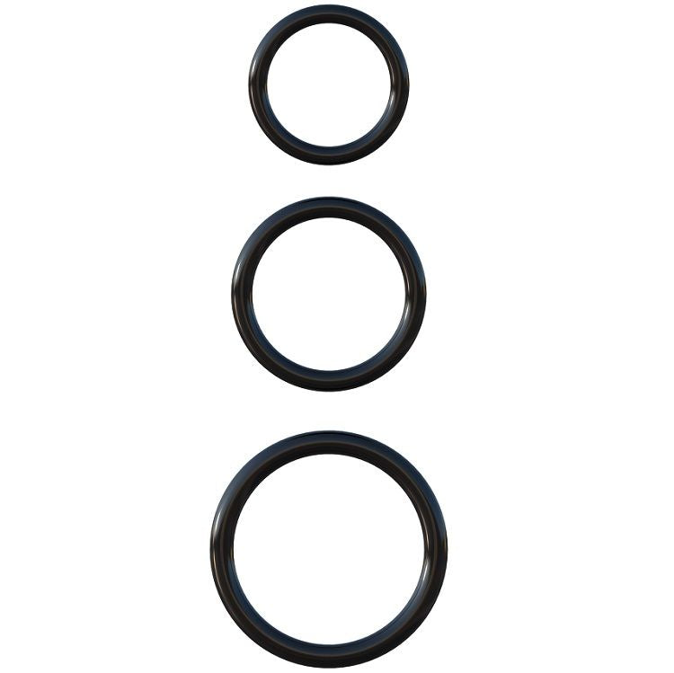 FANTASY C-RINGZ – STAMINA-SET MED 3 SILIKONRINGAR