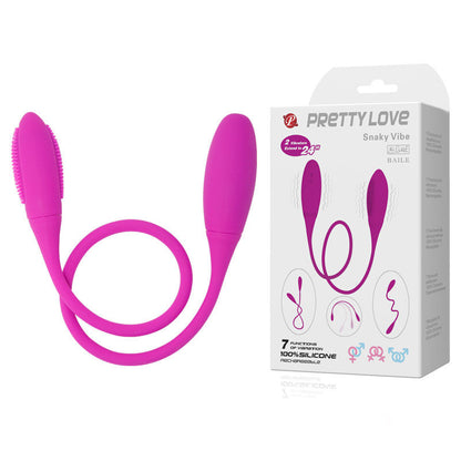 PRETTY LOVE - SNAKY DELUXE VIBRATOR 7 V - Kink&Play