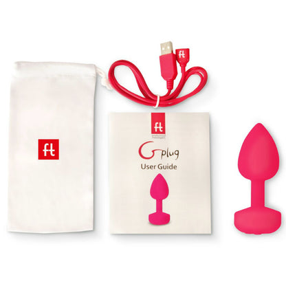 G-VIBE - FUNTOYS GPLUG ANAL RECHARGEABLE VIBRATOR SMALL NEON PINK 3CM - Kink&Play