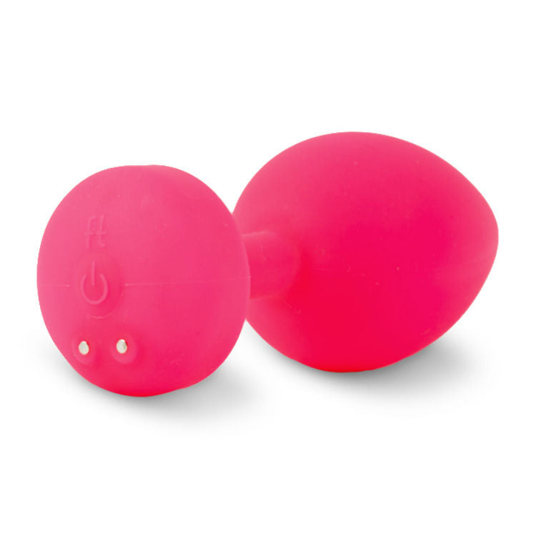 G-VIBE - FUNTOYS GPLUG ANAL RECHARGEABLE VIBRATOR SMALL NEON PINK 3CM - Kink&Play